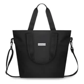 Torebki damskie - Czarna, Damska Torba Na Ramię, Torebka Shopper 35X34X17 Cm Zagatto Uniwersalny - miniaturka - grafika 1