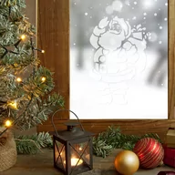 Ozdoby bożonarodzeniowe - Nakleo szablon wielokrotny do sztucznego śniegu // ŚWIĘTY MIKOŁAJ - Rozmiar M(45x65cm) - miniaturka - grafika 1