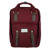 Plecaki - Plecak Doughnut Macaroon 16L D010-0097 - bordowy - miniaturka - grafika 1