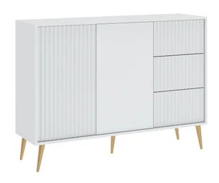 Komoda Barcelona 2D3S Biała - Inne meble do salonu - miniaturka - grafika 1