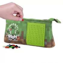 Pixe Crew Minecraft duży zielony pojemnik - Piórniki - miniaturka - grafika 2