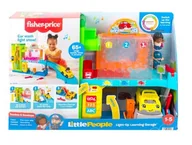 Zabawki interaktywne dla dzieci - Fisher Price, Edukacyjna Myjnia Samochodowa - miniaturka - grafika 1
