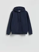 Bluzy męskie - Reserved - Bluza z kapturem - granatowy - miniaturka - grafika 1