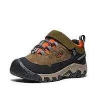 Buty dla chłopców - KEEN Dziecięce Targhee 4 Niskie wodoodporne buty turystyczne, Dark Olive Gold Flame, 29 EU - miniaturka - grafika 1