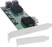 Kontrolery - Kontroler InLine InLine® Controller Card, 8x SATA 6Gb/s, PCIe 2.0 PCI Express - miniaturka - grafika 1