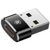 Adaptery i przejściówki - Baseus Adapter USB Baseus USB-C USB-A Czarny 28297-uniw - miniaturka - grafika 1