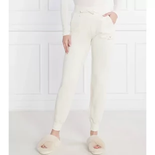 Emporio Armani Spodnie dresowe | Regular Fit - Dresy damskie - miniaturka - grafika 1