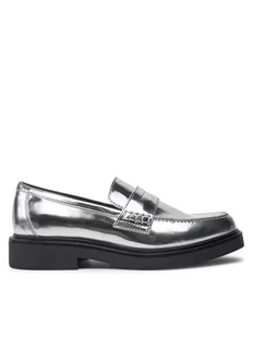 Aldo Loafersy Verima 13838579 Srebrny - Półbuty damskie - miniaturka - grafika 1