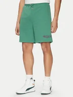 Spodenki męskie - Fila Szorty sportowe Lamswaarde FAM0909 Zielony Regular Fit - miniaturka - grafika 1