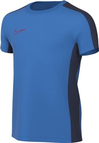 Nike Unisex dziecięce K Nk Df Acd23 Top Ss Br, Lt Photo Blue/University Red, DX5482-435, L