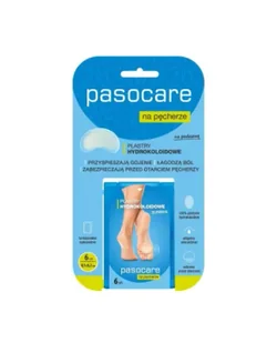 Pasocare Plastry hydrokoloidowe na pęcherze na podeszwę, 6 sztuk - Apteczki i materiały opatrunkowe - miniaturka - grafika 1