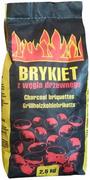 Akcesoria do grilla - NoName Brykiet z węgla drzewnego 2,5kg W-994WGD BX - miniaturka - grafika 1