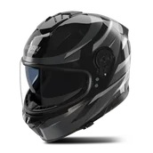 Kaski motocyklowe - Kask Integralny Nolan N80-8 Fervo Czarny/Antracytowy/Silver Chromowany MetalXL - miniaturka - grafika 1