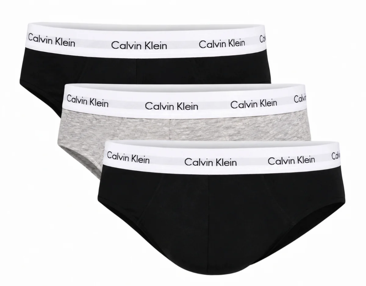 Calvin Klein Majtki Slipy Męskie 3-Pack Rozmiar S