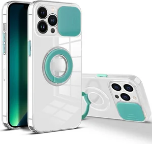 Etui König Design kompatybilne z Apple iPhone 13 Pro - plastikowe, miękkie etui na telefon - miętowa zieleń - Etui i futerały do telefonów - miniaturka - grafika 1