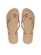 Klapki i japonki damskie - Havaianas Japonki 4000030.3581 Złoty - miniaturka - grafika 1