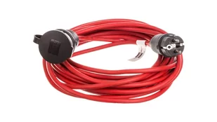 Kabel przedłużający Bremaxx IP44 czerwony 10m - Listwy zasilające - miniaturka - grafika 1