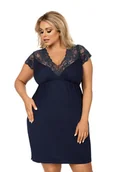 Piżamy damskie - Donna Koszulka Tess plus Dark Blue XXXXXXL Granatowy - miniaturka - grafika 1