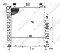 Układ chłodzenia - akcesoria - Chłodnica, układ chłodzenia silnika NRF 59102 - miniaturka - grafika 1