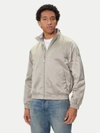 Kurtki męskie - Calvin Klein Jeans Kurtka bomber Harrington LV04RC516G Beżowy Regular Fit - miniaturka - grafika 1