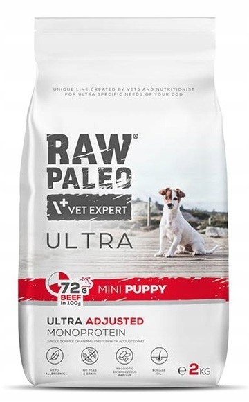 Vetexpert Raw Paleo Ultra Beef Puppy Mini 2 kg
