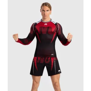 Venum Rashguard Długi Rękaw Long Sleeve Tempest Black/Grey - Kimona, stroje i obuwie - miniaturka - grafika 1