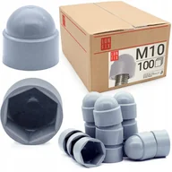 Śruby i nakrętki - Zaślepki na śruby M10/17 maskownica nakrętki SZARA kołpak 100szt. - miniaturka - grafika 1