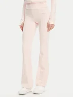 Spodnie sportowe damskie - Guess Spodnie dresowe V5RB15 KCD02 Różowy Regular Fit - miniaturka - grafika 1