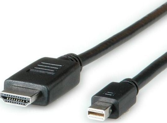 Kabel Roline DisplayPort Mini - HDMI 2m czarny