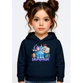Bluzy dla dziewczynek - BLUZA DZIECIĘCA KPOP DEMON HUNTERS HUNTRIX 134-140 Z KAPTUREM BAWEŁNIANA - miniaturka - grafika 1