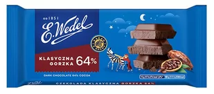 Wedel Czekolada Gorzka 90g CWED.0200 - Czekolada - miniaturka - grafika 1