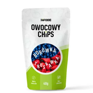 OWOCOWY CHIPS BORÓWKA-TRUSKAWKA - Chipsy - miniaturka - grafika 1