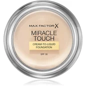 Podkłady do twarzy - Max Factor Miracle Touch Cream-To-Liquid SPF30 podkład 11,5 g 047 Vanilla - miniaturka - grafika 1