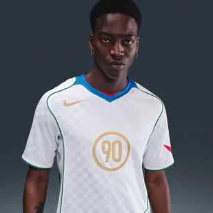 Męska koszulka piłkarska Dri-FIT Nike Total90 - Biel - Swetry męskie - miniaturka - grafika 1