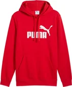Bluzy męskie - Bluza męska Puma ESS No.1 Logo Hoodie FL czerwona 682570 11 L - miniaturka - grafika 1