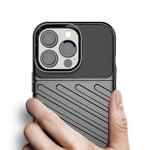 Thunder Case elastyczne pancerne etui pokrowiec iPhone 13 Pro zielony - Etui i futerały do telefonów - miniaturka - grafika 6