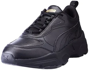 PUMA Damskie buty sportowe Cassia Sl, Puma Black Puma Team Gold, 37.5 EU - Moda i Uroda OUTLET - miniaturka - grafika 1