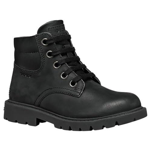 Geox J SHAYLAX BOY B Botki, czarne, 38 EU, Czarny, 5 UK