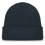 Czapki męskie - Czapka Aeronautica Militare 252CU0043UL00488 Granatowy - miniaturka - grafika 1
