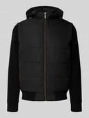 Swetry męskie - Kurtka hybrydowa z kapturem - miniaturka - grafika 1