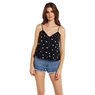 Koszulki i topy damskie - Volcom Damski top Coco Hey Bud Cami czarny czarny Kombi XL - miniaturka - grafika 1