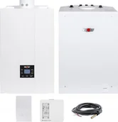 Piece i kotły grzewcze - WOLF Kocioł 1-fun.kondens - FGB-28 + zasobnik CSW-120L + GRATISY czujnik C.W.U + czujnik temperatury zewnętrznej - miniaturka - grafika 1