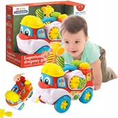 Samochody i pojazdy dla dzieci - Ciężarówka Clementoni Eugeniusz Drogowy Geniusz Zabawny Samochodzik 10-36 m - miniaturka - grafika 1