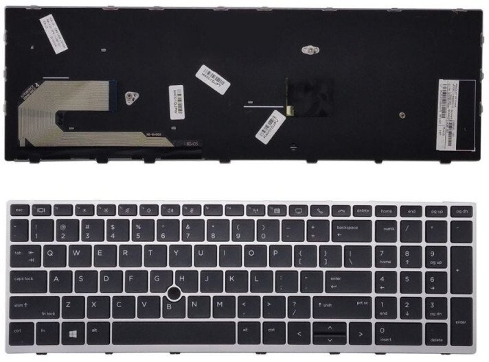 Klawiatura HP Klaviatūra HP: Elitebook 850 G5 755 G5 ZBook 15u G5 su pašvietimu