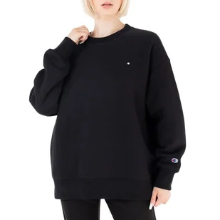 Bluza Champion Honeydew Minimal Oversized Reverse Weave Sweatshirt 116241-KK001 - czarna - Bluzy damskie - miniaturka - grafika 1