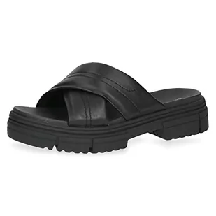 CAPRICE Klapki damskie 9-9-27207-20, obcas Black Softnap, 40 EU, Black Softnap, 40 EU - Klapki i japonki damskie - miniaturka - grafika 1