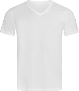 Stedman ST9010 Koszulka męska V-Neck Ben - Kolor: Biały - Rozmiar: XL - Koszulki męskie - miniaturka - grafika 1
