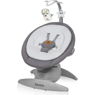 Lionelo Bujaczek Mell Grey Stone - Leżaczki i huśtawki - miniaturka - grafika 1