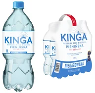 Woda - Naturalna Woda Mineralna Kinga Pienińska niegazowana 1000 ml x6 - miniaturka - grafika 1