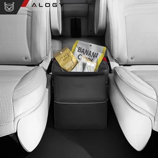 Samochodowy kosz na śmieci Organizer mini śmietnik na zagłówek fotel auta do samochodu czarny 8l torba termiczna Alogy - Pozostałe akcesoria do telefonów - miniaturka - grafika 27